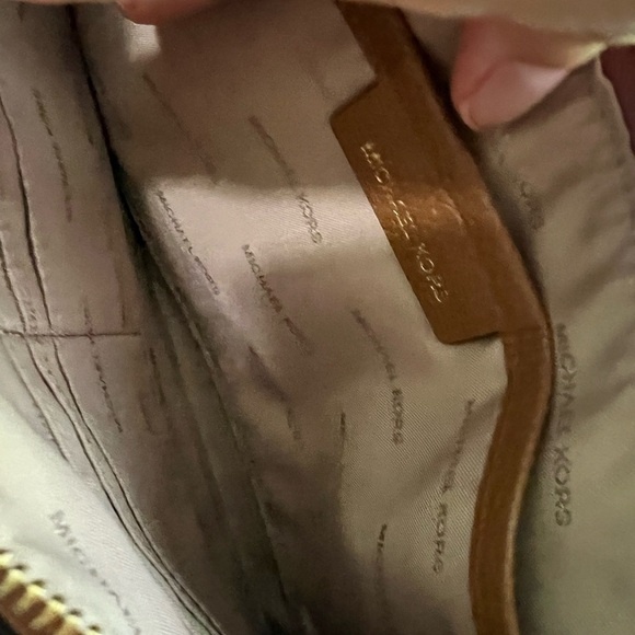 Michael Kors Tan Leather Wristlet - Picture 4 of 4